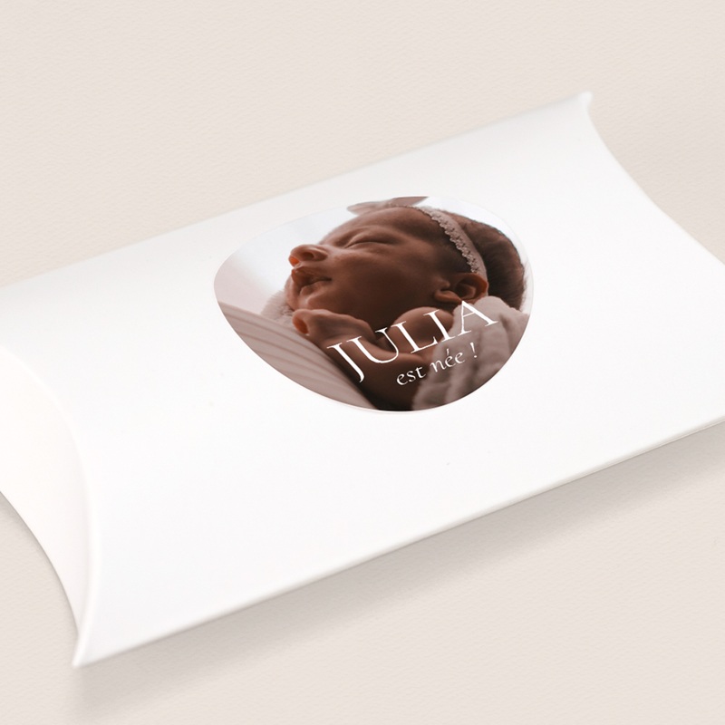 Sticker Enveloppe Naissance Tout en Amour