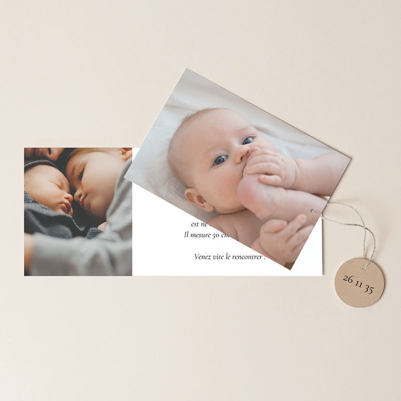 Faire-part de Naissance Un Amour Infini pas cher