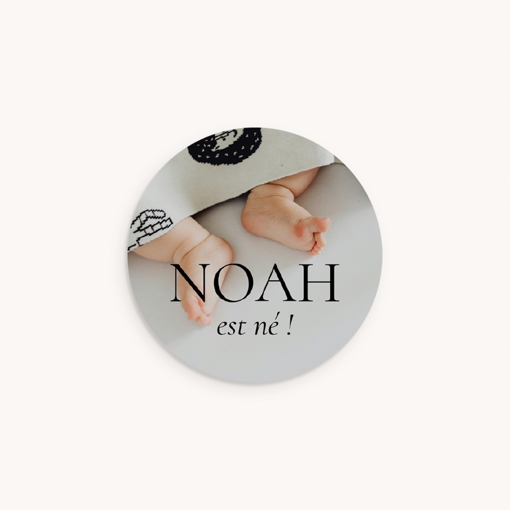 Sticker Enveloppe Naissance Un Amour Infini