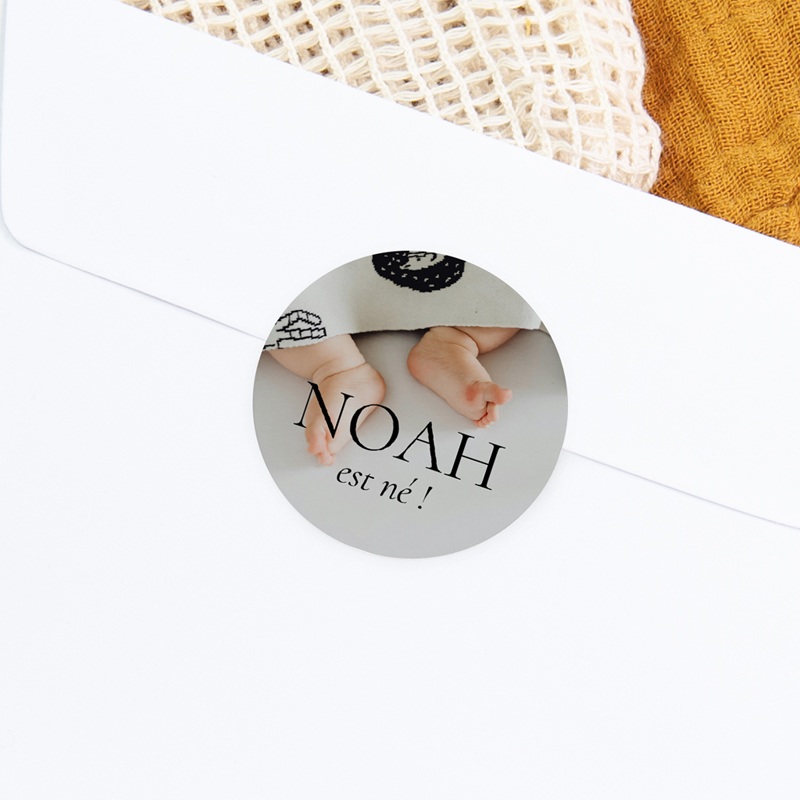 Sticker Enveloppe Naissance Un Amour Infini gratuit