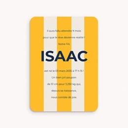 Faire-part de Naissance Une Vie en Couleurs