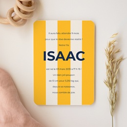 Faire-part de Naissance Une Vie en Couleurs gratuit