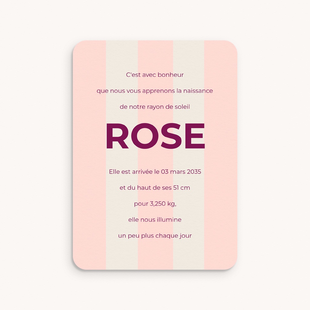 Faire-part de Naissance Douce Harmonie