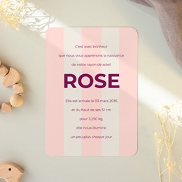 Faire-part de Naissance Douce Harmonie Faire-part de Naissance Douce Harmonie