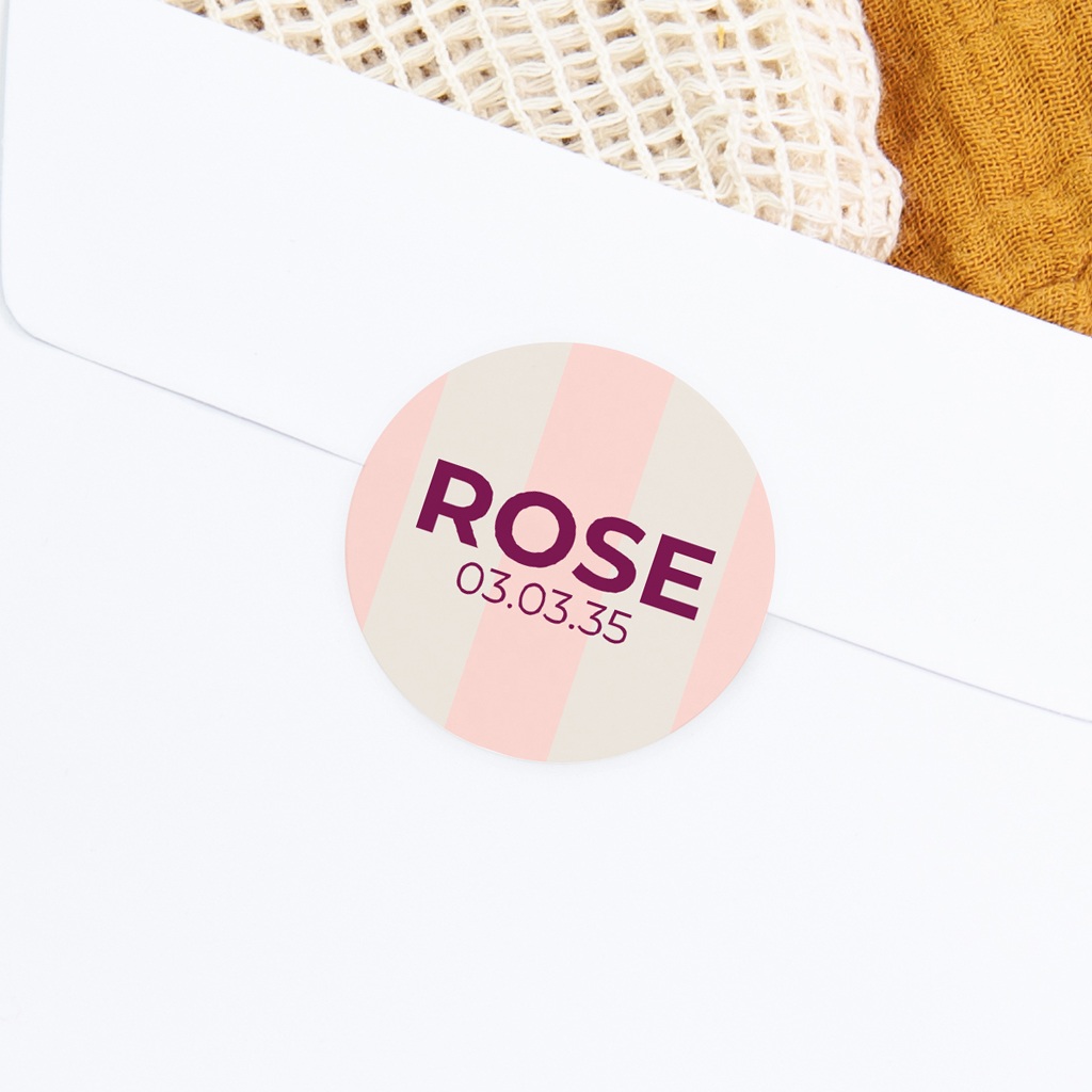 Sticker Enveloppe Naissance Douce Harmonie gratuit