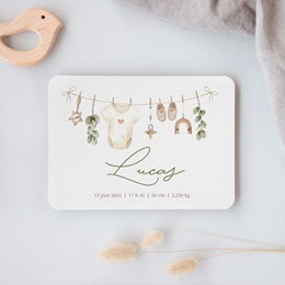 Faire-part de Naissance Le kit de b&eacute;b&eacute; gratuit