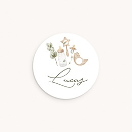 Sticker Enveloppe Naissance Le kit de b&eacute;b&eacute;
