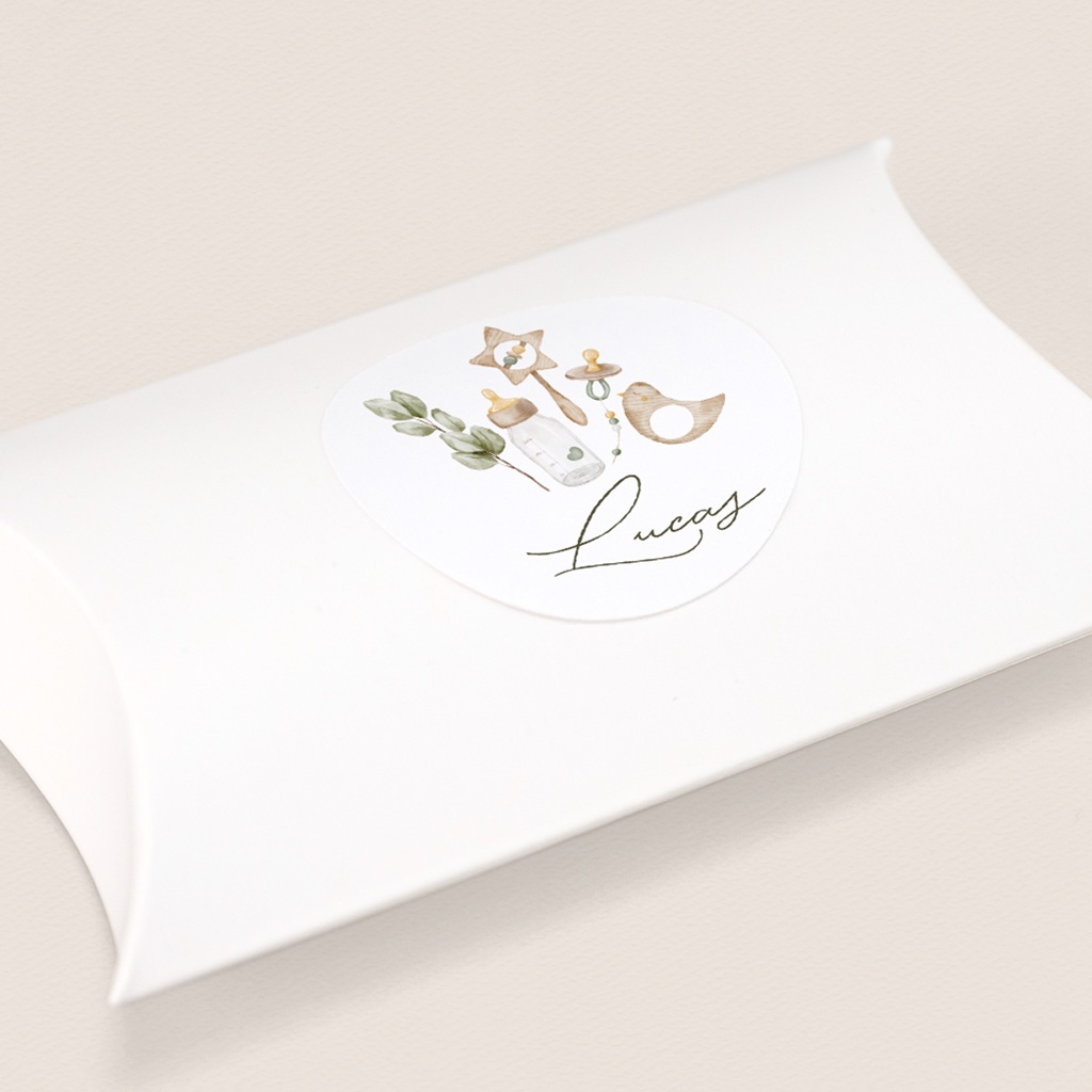 Sticker Enveloppe Naissance Le kit de b&eacute;b&eacute;
