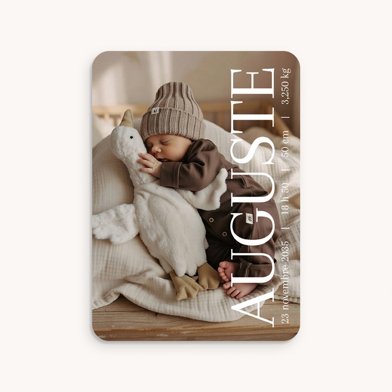 Faire-part de Naissance Le murmure des ailes