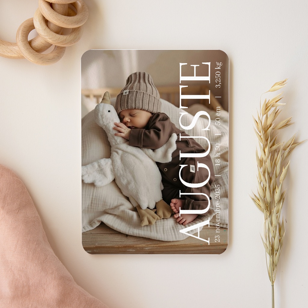 Faire-part de Naissance Le murmure des ailes gratuit