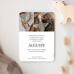 Faire-part de Naissance Le murmure des ailes