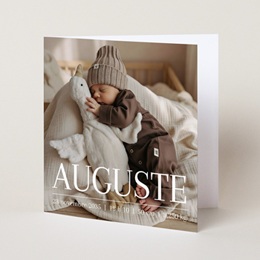 Faire-part de Naissance Le murmure des ailes pas cher