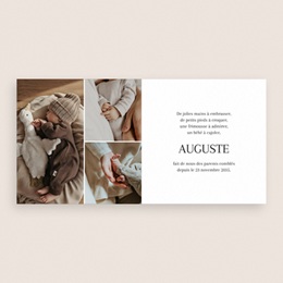 Faire-part de Naissance Le murmure des ailes