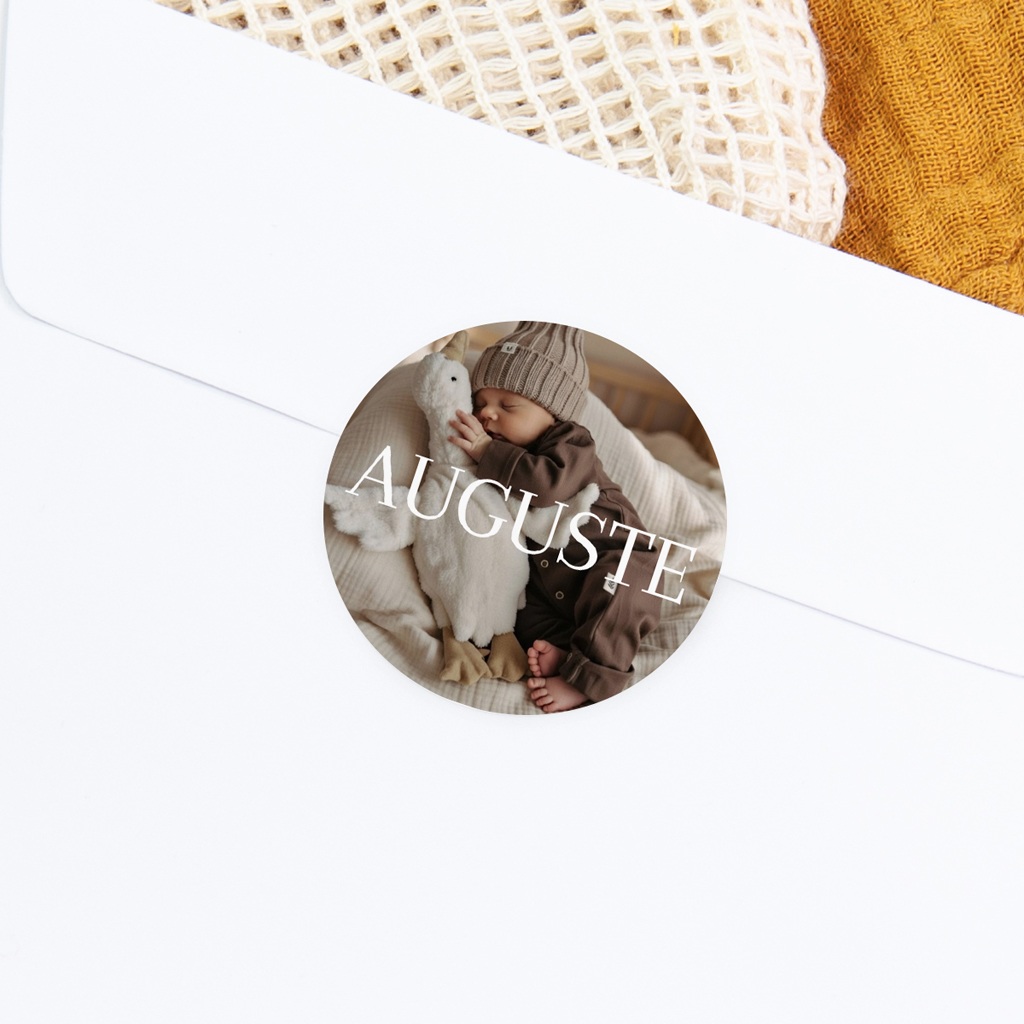 Sticker Enveloppe Naissance Le murmure des ailes gratuit