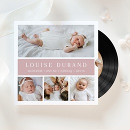 Faire-part de Naissance Tout en Tendresse Faire-part de Naissance Tout en Tendresse