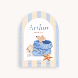 Faire-part de Naissance Souris marin
