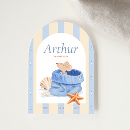 Faire-part de Naissance Souris marin gratuit