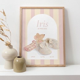 Papeterie Souris chausson rose pas cher Papeterie Souris chausson rose pas cher