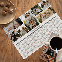 Calendrier personnalis&eacute; Au Fil des Mois