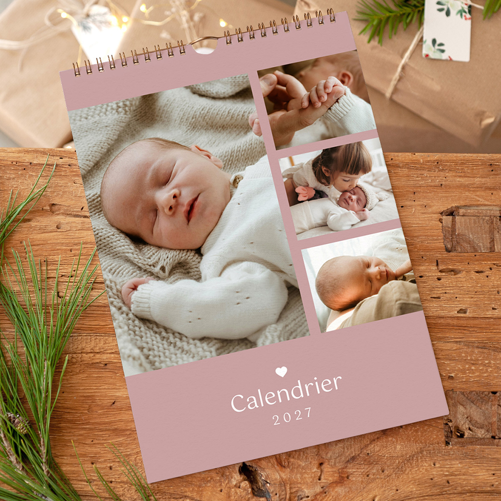Calendrier personnalis&eacute; Une ann&eacute;e de douceur