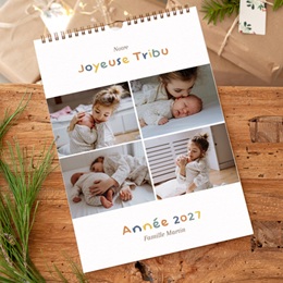 Calendrier personnalis&eacute; Mois apr&egrave;s Mois