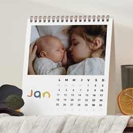 Calendrier personnalis&eacute; Mois apr&egrave;s Mois pas cher