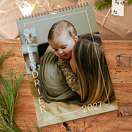 Calendrier personnalis&eacute; Tendre Portrait