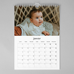 Calendrier personnalis&eacute; Tendre Portrait pas cher