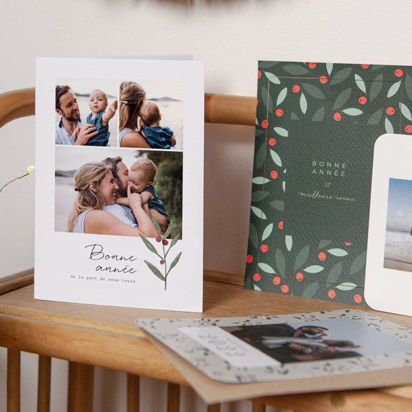 Carte de vœux personnalisée